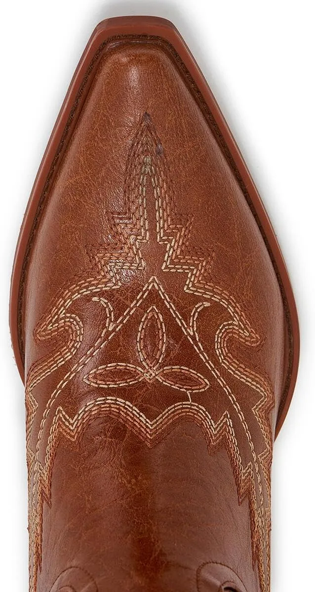 Cowgirl Boots Women – Western Mid-Calf Cowboy Boots, Pointy Toe, 3” Chunky Heel Fashion Embroidered Ladies Boots