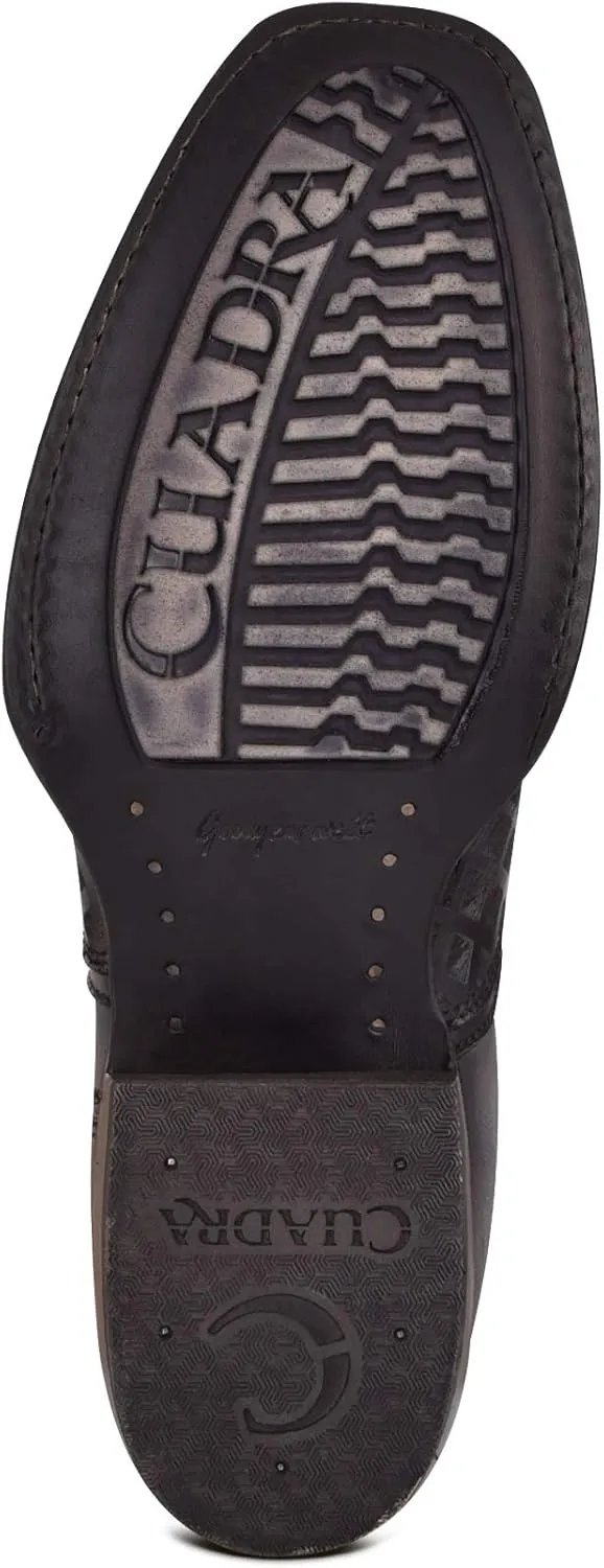 Cuadra Men's Boot in Genuine Leather with Zipper Black