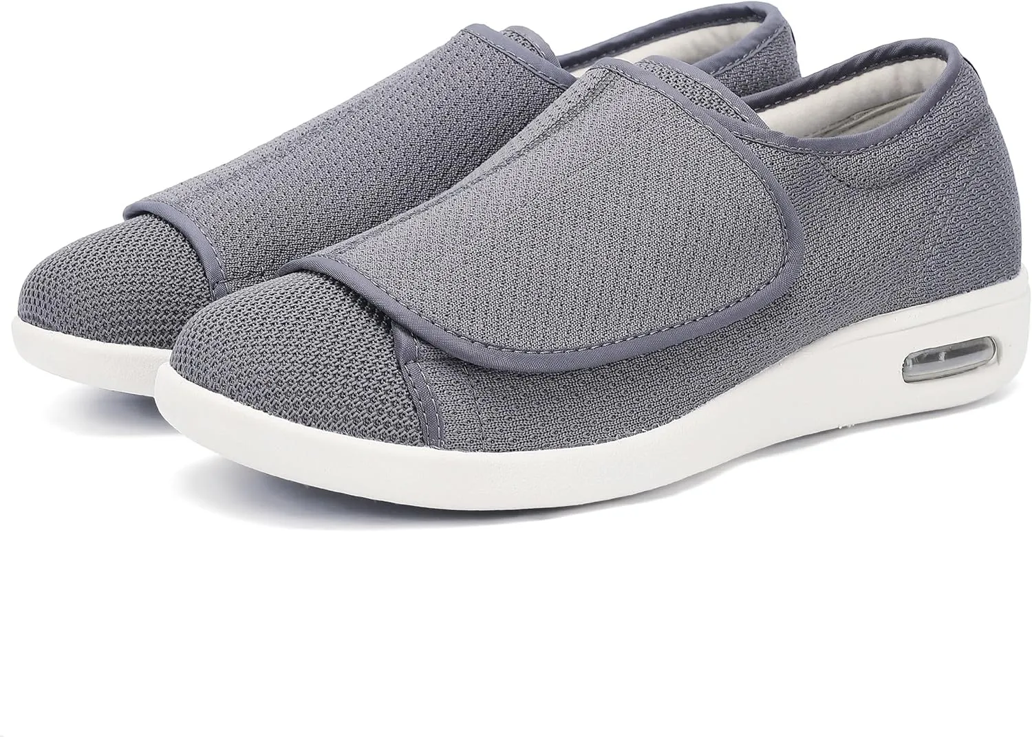 Diabetic Shoes for Men, Wide Width Elderly Men's Shoes, Adjustable Closure Lightweight Breathable, Swollen Feet Walking Edema Sneakers