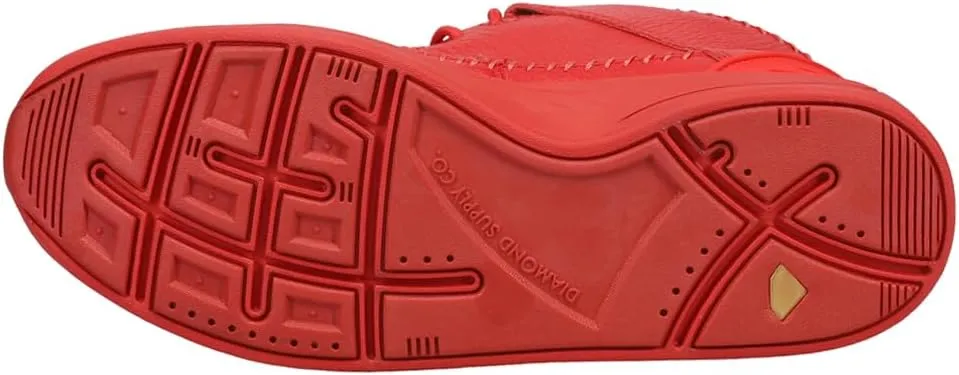 Diamond Supply Co. Mens Native Trek Lace Up Sneakers Shoes Casual - Red