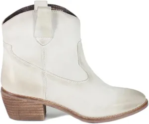 Diba True Womens Outta Town Round Toe Pull On Casual Boots Ankle Mid Heel 2-3" - Off White