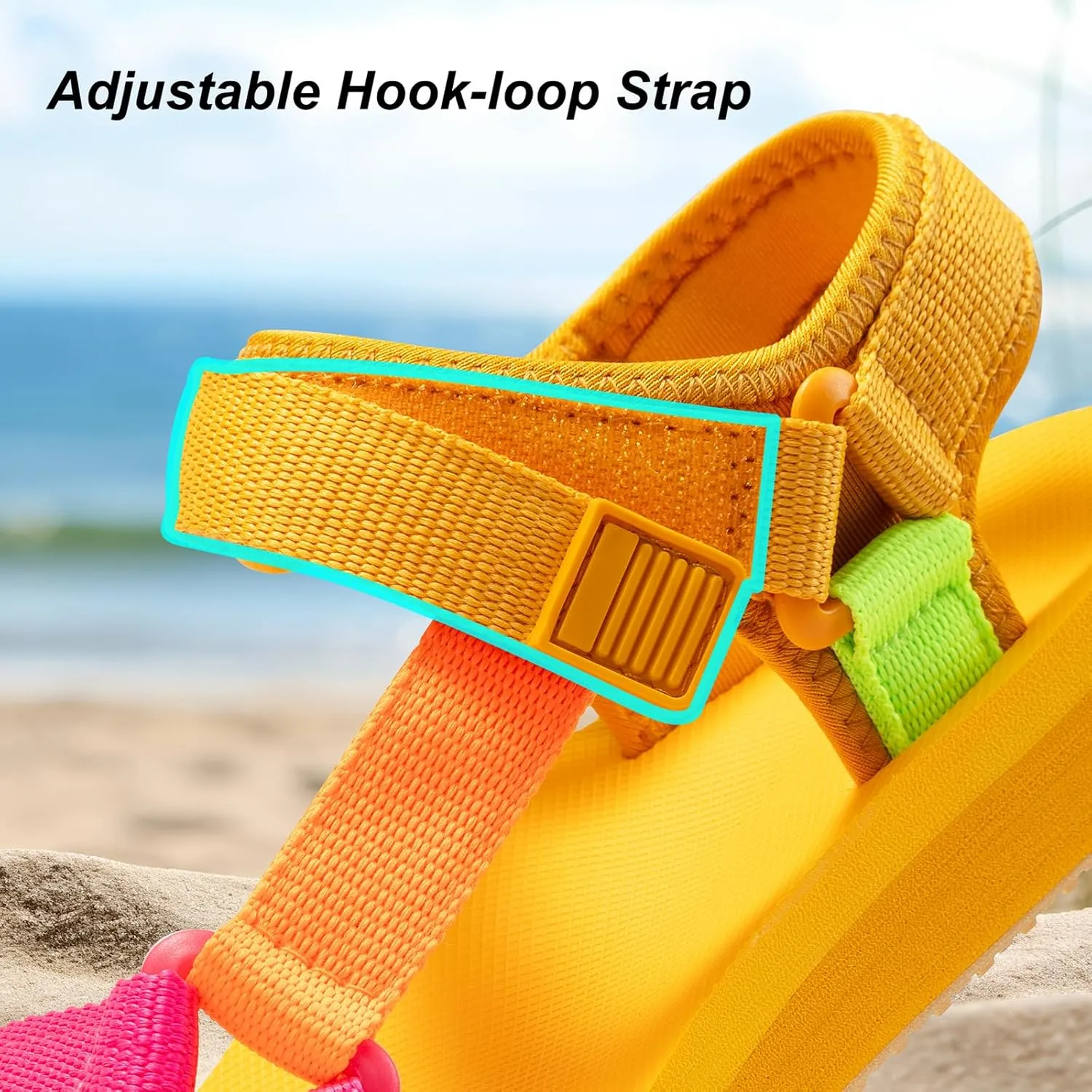 Dodow Women's Sport Sandals - Arch Support Hiking & Beach Water Shoes