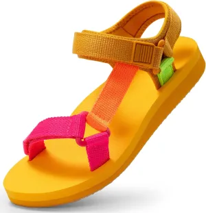 Dodow Women's Sport Sandals - Arch Support Hiking & Beach Water Shoes