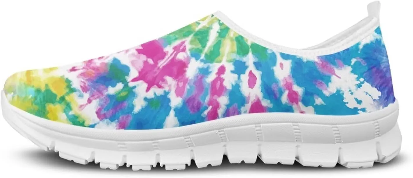 Doojoayie Art Printed Women Slip On Shoes for Ladies Tennis Shoes Daily Casual Footwear