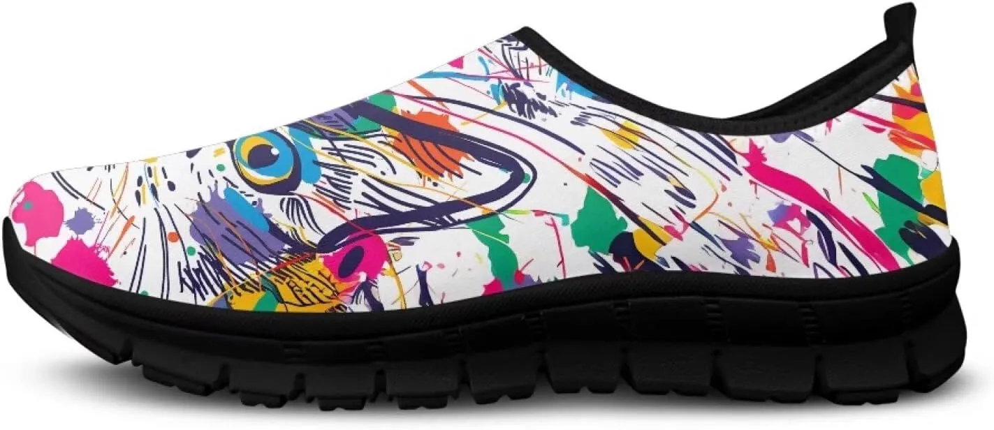 Doojoayie Men Walking Shoes Slip On Running Shoes Comfort for Daily Wear