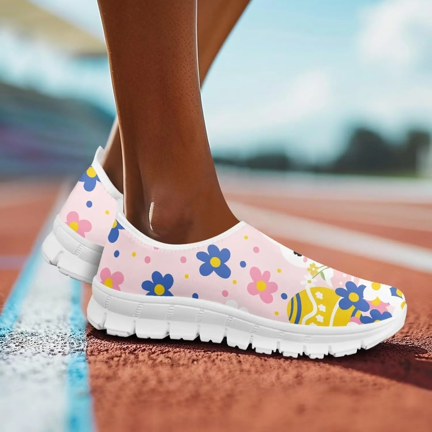 Doojoayie Shoes for Women Slip On Sneakers Novelty Holiday Couple Shoes Flat