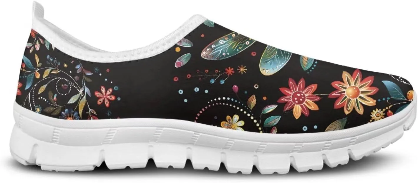 Doojoayie Womens Slip On Shoes Casual for Teens Walking Easy to Put On or Off
