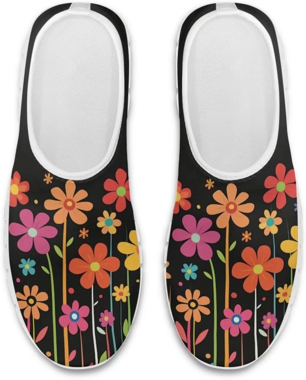 Doojoayie Womens Slip On Walking Shoes Comfort Flats Workout Jogging Driving Shoes