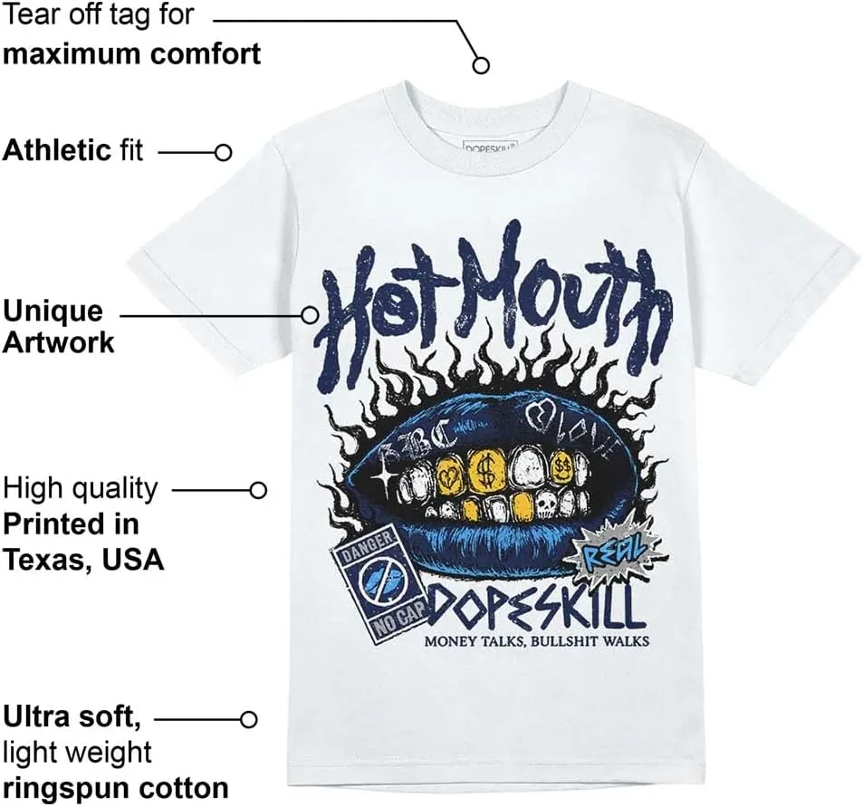 DopeSkill Graphic Tee BOGO Streetwear Hip Hop Hypebeast Unisex T-Shirt Sneaker Colour Matching Shirts Rapper Mouth