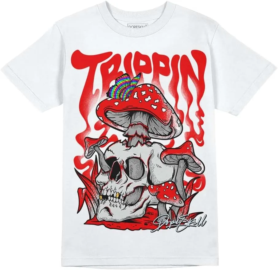 DopeSkill Graphic Tee Streetwear Hip Hop Hypebeast Street Style Unisex T-Shirt Sneaker Colour Matching Shirts Horror Skull