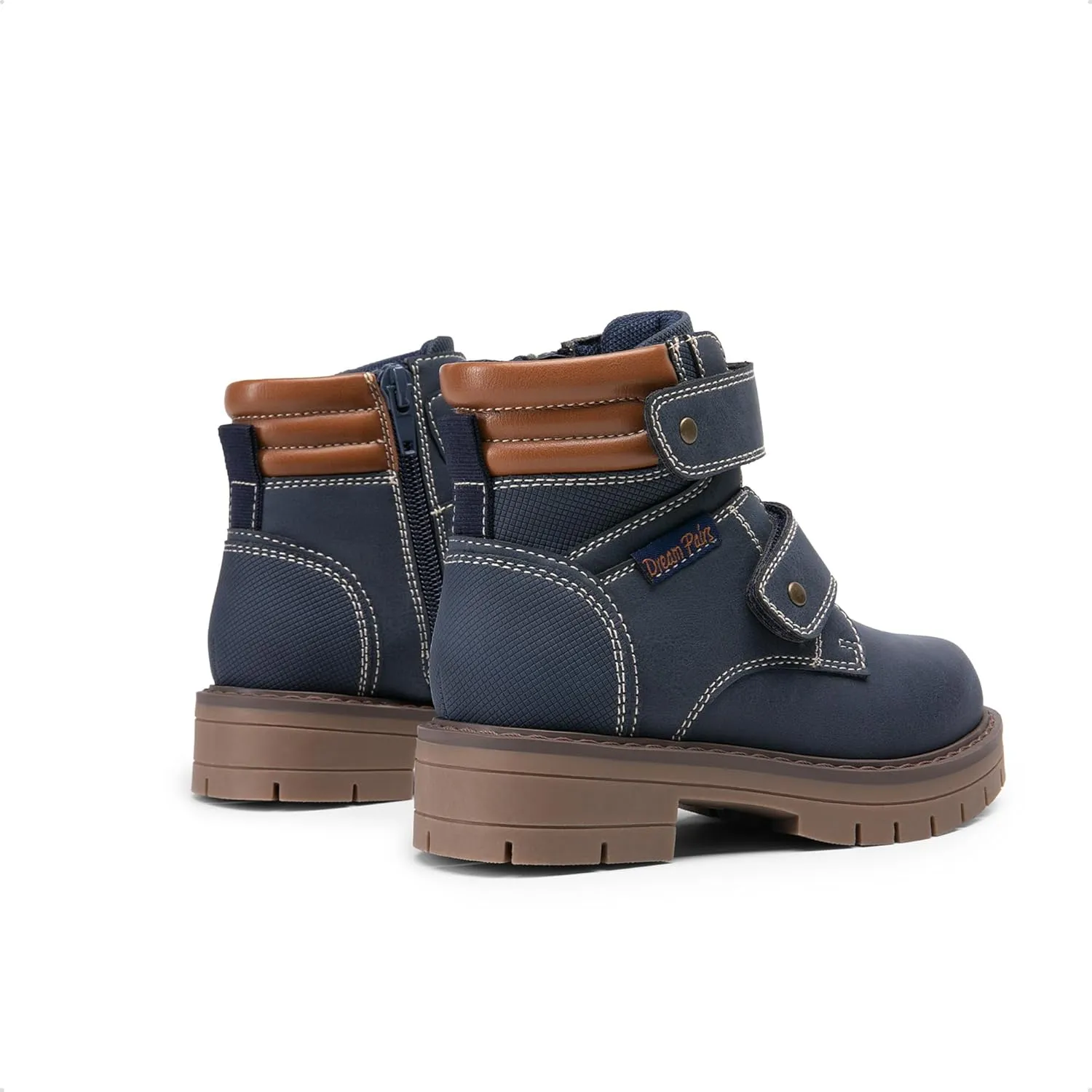 DREAM PAIRS Kids Ankle Boots Boys Girls Fashion Booties with Hook and Loop (Toddler/Little Kid)