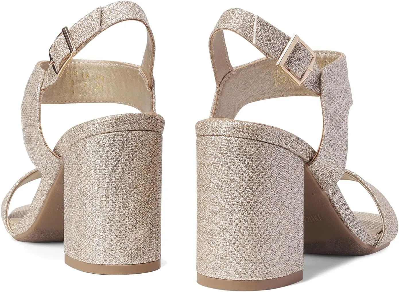 DREAM PAIRS Women's High Chunky Heels Square Toe Block Ankle Strap Dress Comfort Sandals