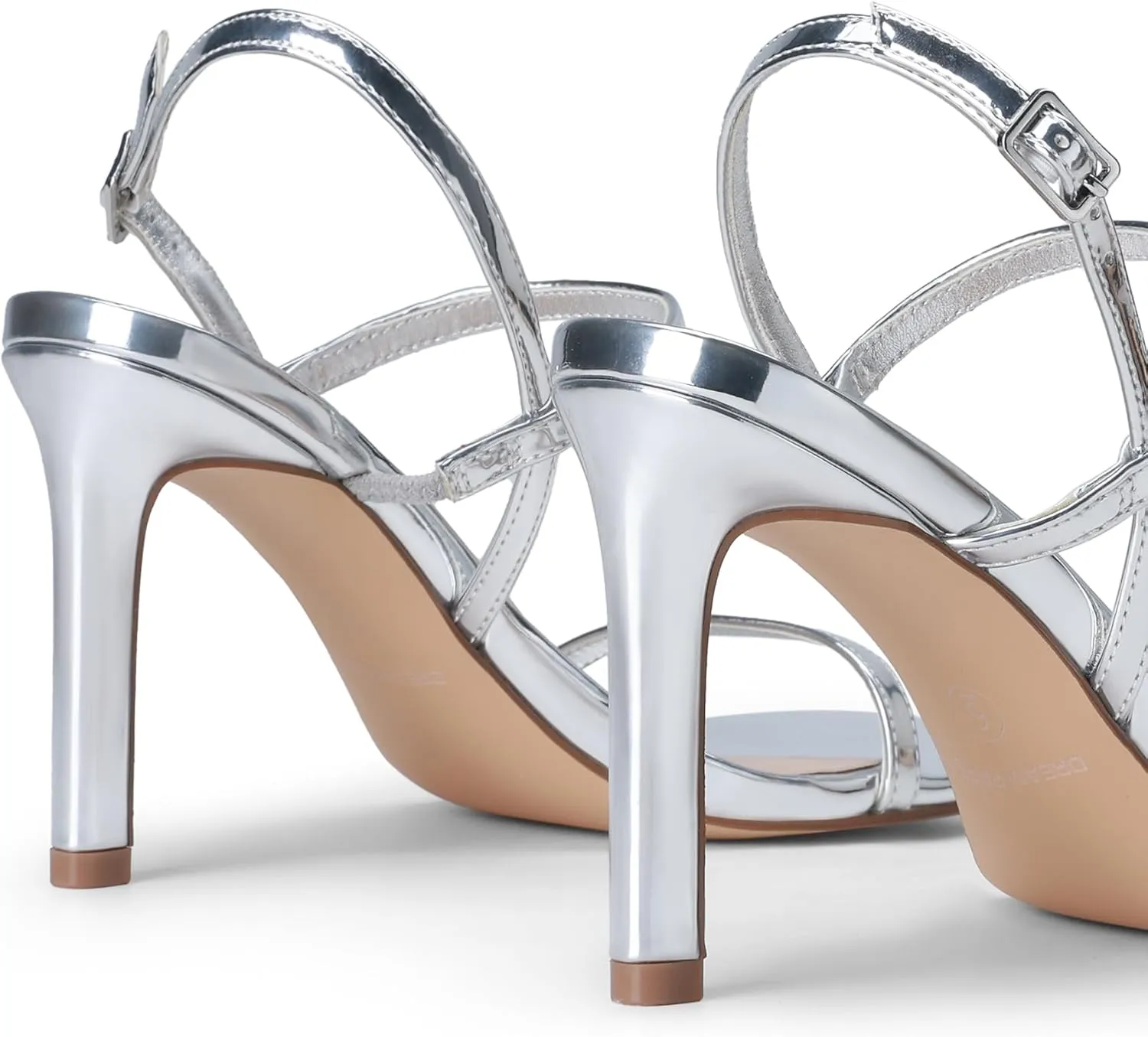 DREAM PAIRS Women’s Slingback Heels High Stilettos Open Square Toe Ankle Strap Pumps Sexy Comfort Strappy Dress Shoes Wedding Bridal Heeled Sandals