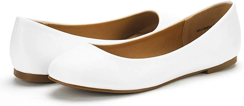DREAM PAIRS Women's Sole-Simple Ballerina Walking Flats Shoes