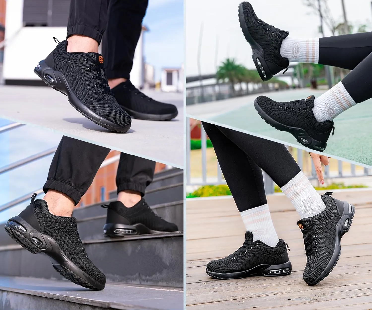 DYKHMILY Steel Toe Shoes for Men Women Lightweight Safety Shoes Steel Toe Sneakers Comfortable Non Slip Work Shoes Composite Indestructible Shoes