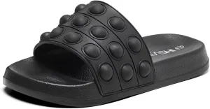 Eashi Slides For Kids,Boys Girls Sandals, Toddler Arch Support Slippers For House Shower Beach Non-Slip
