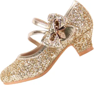 EIGHT KM Mary Jane Shoes for Girls - Toddler Shoes Girl Mary Jane Flats Kid Shoes - Multi Sizes & Colors for Ages 3-13 Years Baby Girl Shoes - Party Wedding Heels for Girls
