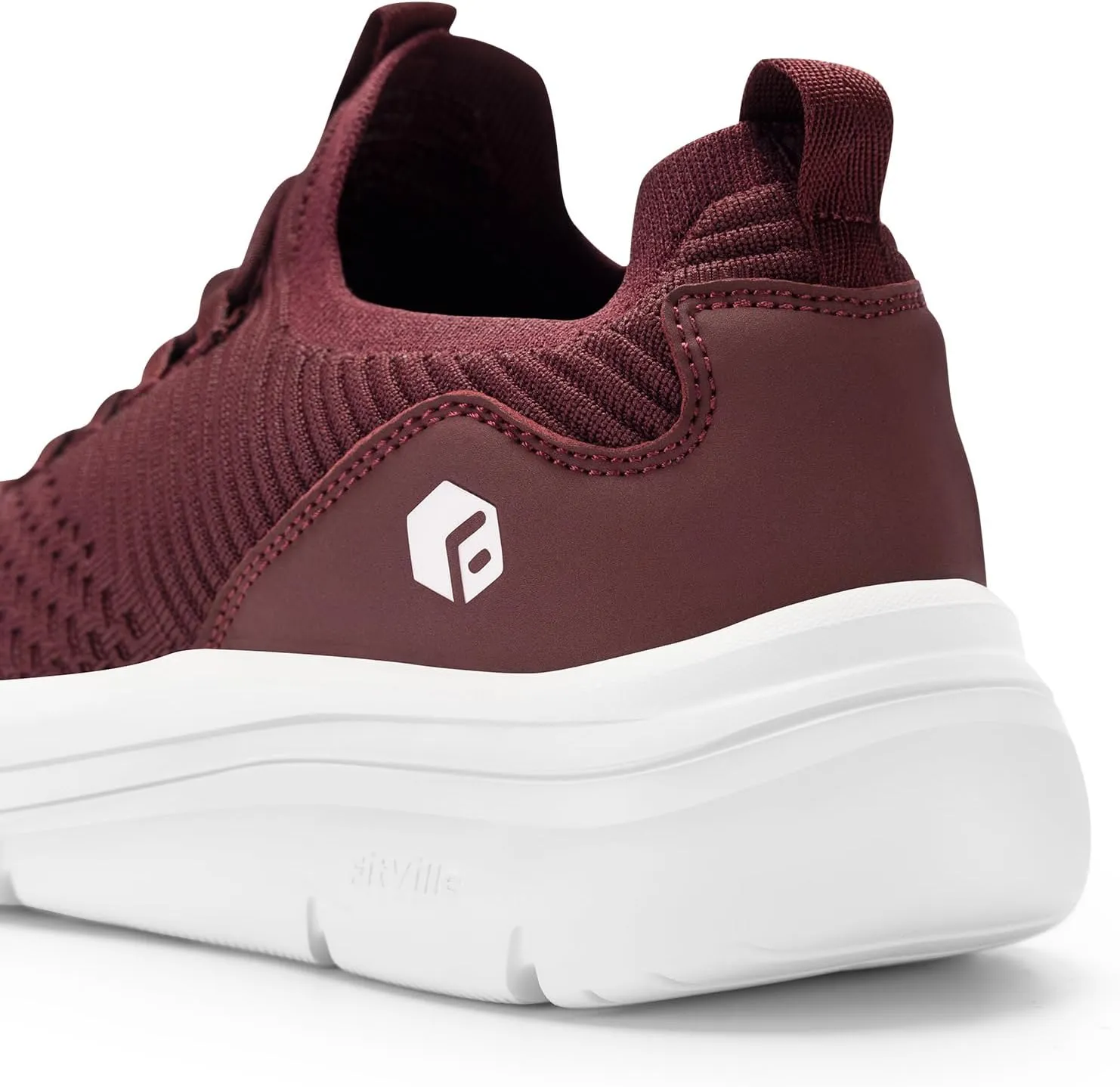 FitVille Walking Shoes Womens Slip on Walking Sneakers Lightweight Wide Width for Flat Feet Plantar Fasciitis Heel Pain Relief - Cloud Walker V15