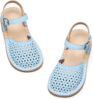 Flaryzone Toddler/Little Kids' Classic Rome Open-Toe Flat Sandals