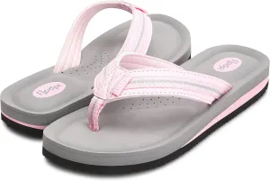 Floopi Flip Flops for Women Casual Thong Womens Sandals Comfort Heel Cushion, Ladies Beach Sandals with Indoor & Outdoor Anti Skid Soles