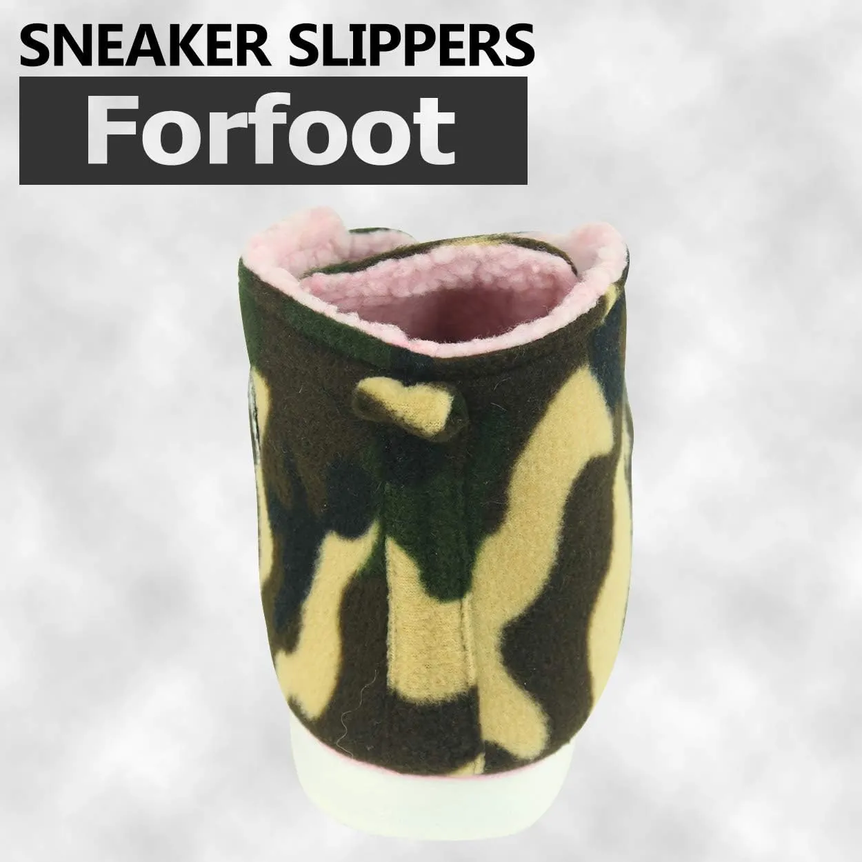 Forfoot Sneaker Slippers Men Comfy Cozy Indoor House Shoes Non Slip