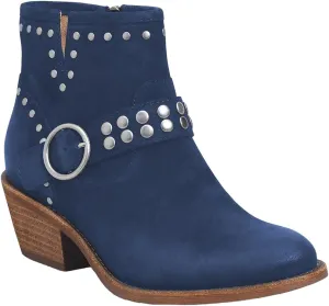 FOWT Women V Cut Cowgirl Ankle Boots Metal Rivet Studded Short Booties Slide Zipper Low Block Striped Heel Boots Metal Buckle Casual Fashion Work Shoes Size 4-16 US