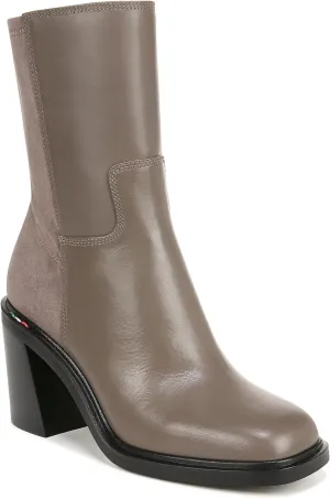 Franco Sarto Women's Penelope Mid Calf Chunky Heel Bootie Boot