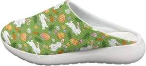 Garden Clogs Womens Garden Shoes Mesh Garden Slippers Rubber Sole Garden Loafers