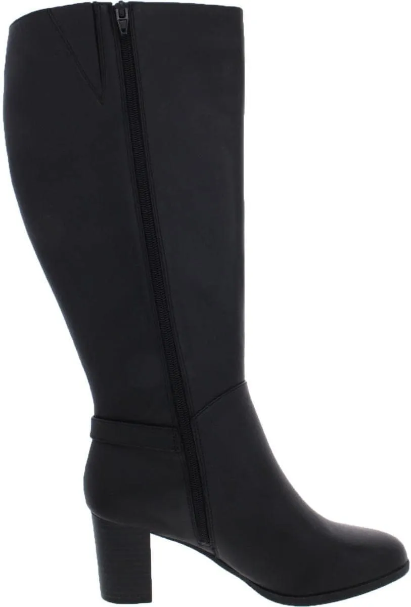Giani Bernini Womens Adonnys Leather Zipper Knee-High Boots