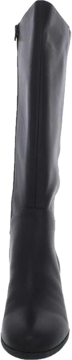 Giani Bernini Womens Adonnys Leather Zipper Knee-High Boots