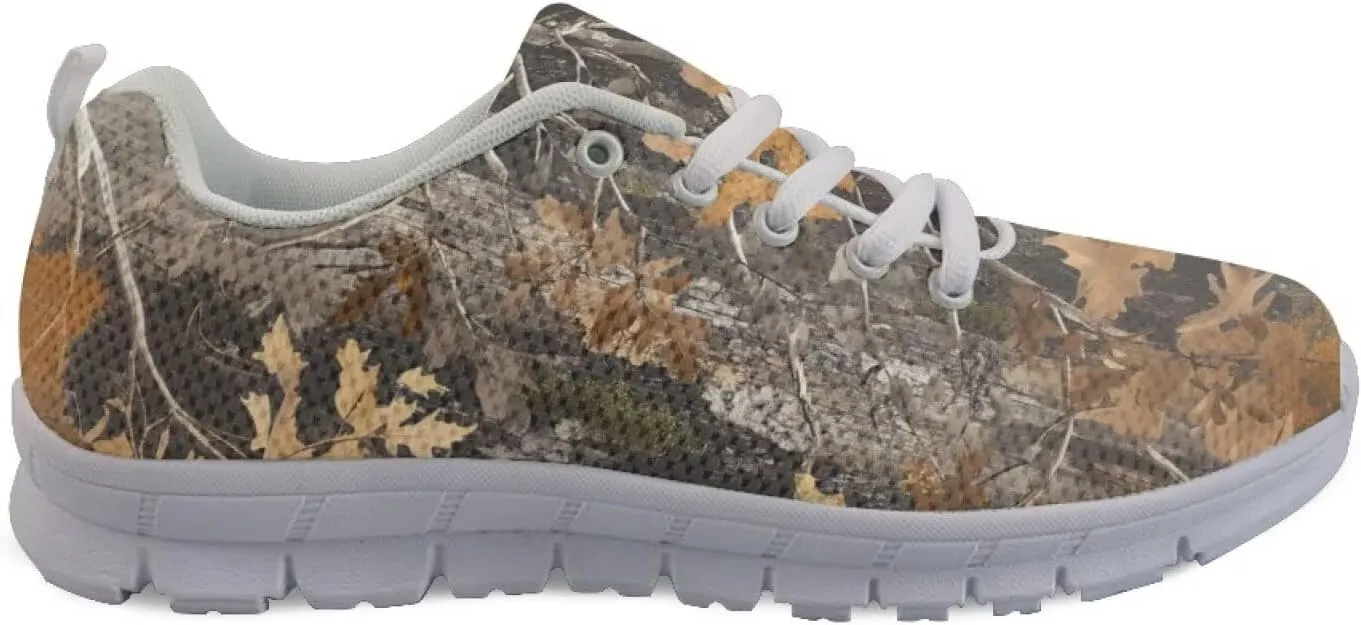 GIFTPUZZ Camo Sneakers Breathable Mesh & Shock-Absorbing Sole for Outdoor/Tactical Use (Men/Women) Size 39-48
