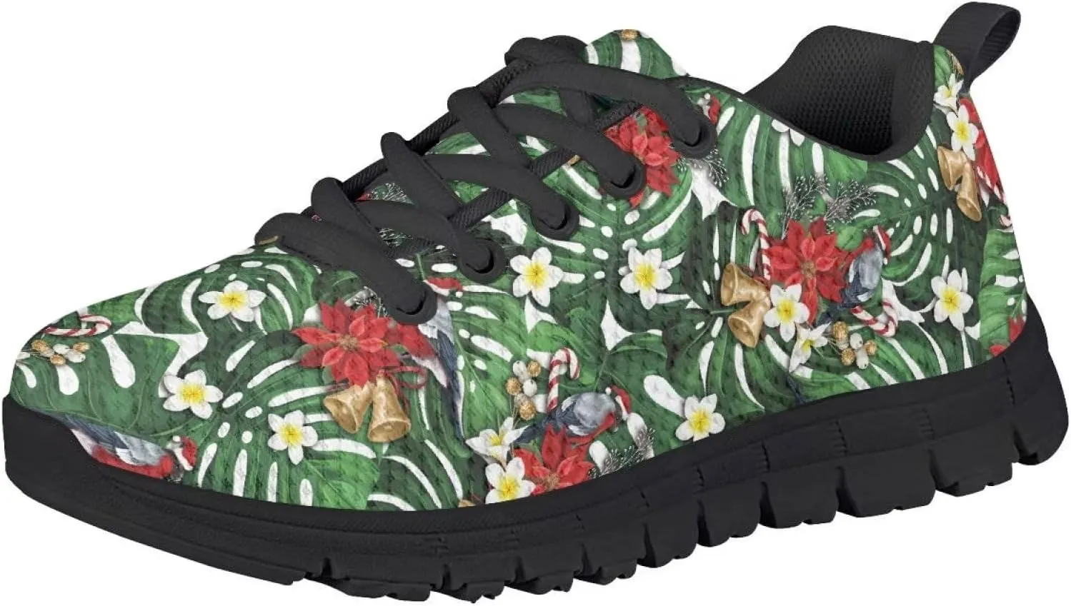 GIFTPUZZ Christmas Shoes for Kids Running Shoes Comfortable Walking Tennis Sneaker Flat Shoes