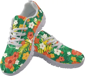 GIFTPUZZ Men's Sneakers Tropical Women's Athletic Shoes Men's Shoes Breathable Sneakers with Breathable Mesh
