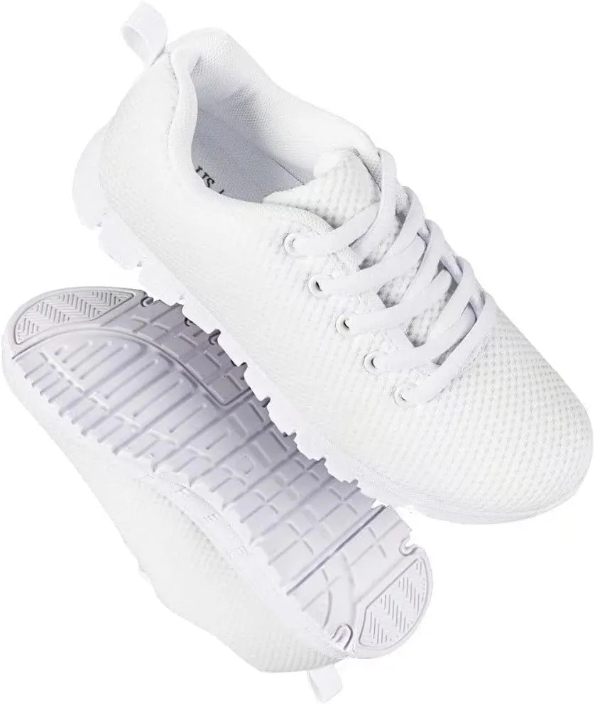 GIFTPUZZ Unisex-Child Lace-up Running Shoes Kids Sneakers for Boys Girls Tennis Shoes for Sport