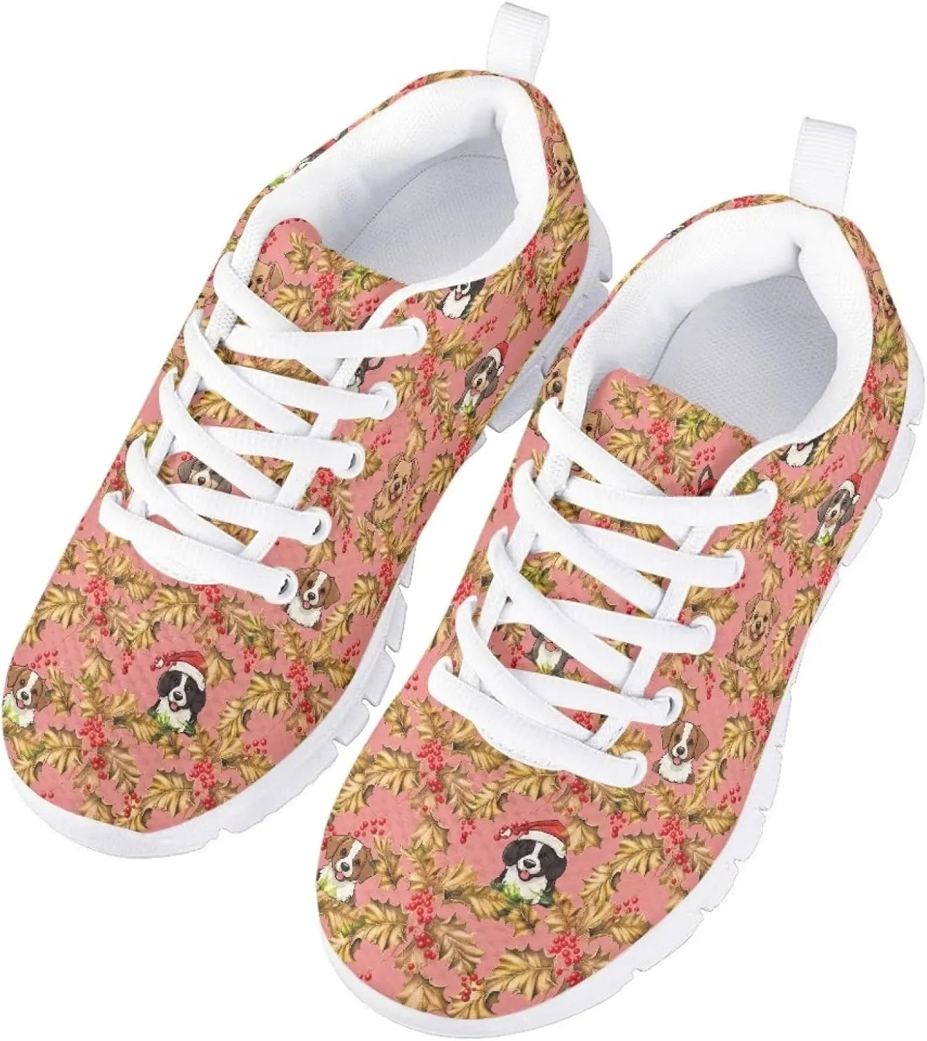 GIFTPUZZ Unisex-Child Lace-up Running Shoes Kids Sneakers for Boys Girls Tennis Shoes for Sport