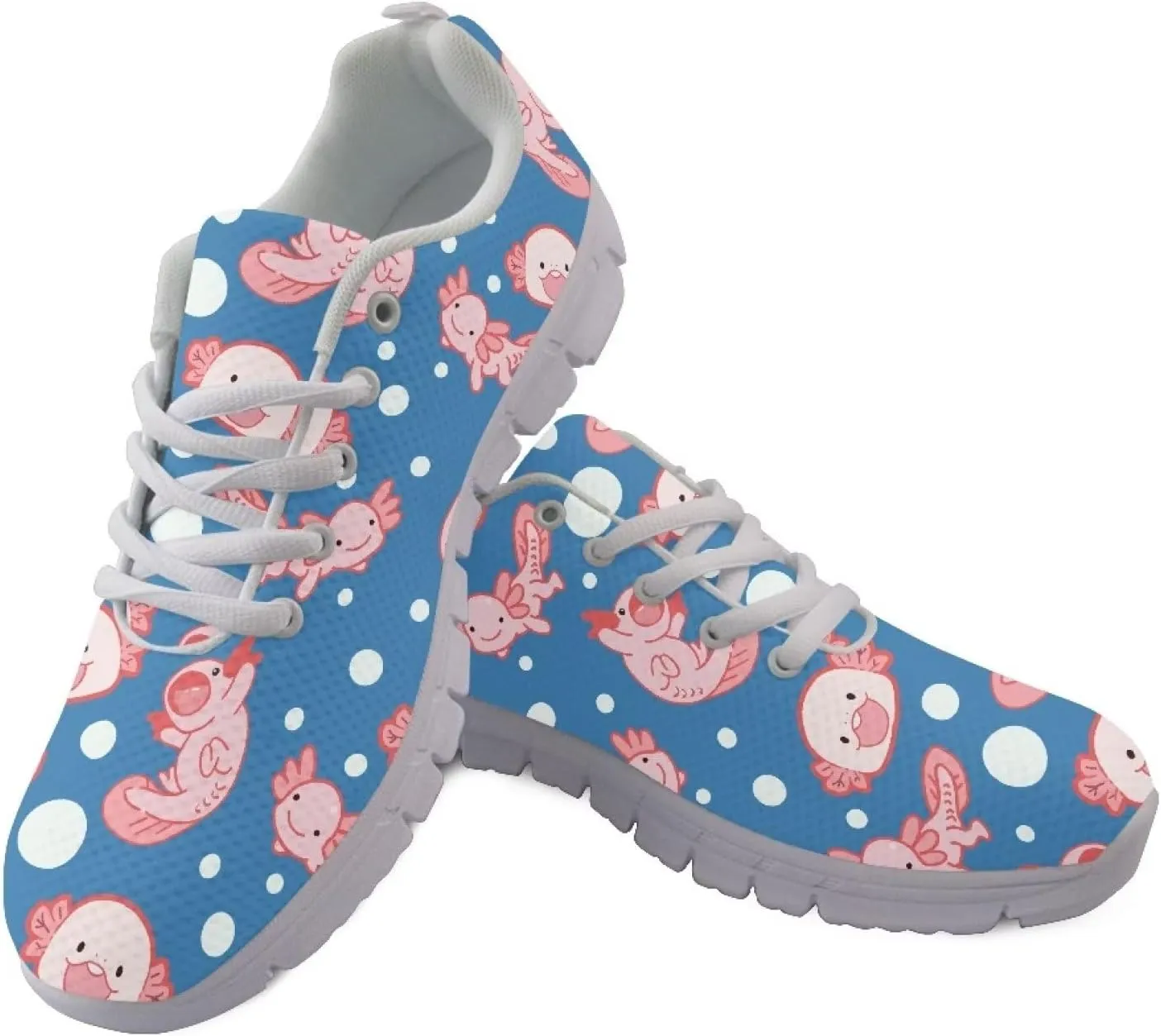 GIFTPUZZ Womens Athletic Walking Sneakers Running Shoes Sports Trainers Low Top Anti-Slip Lace Up Size 5-12