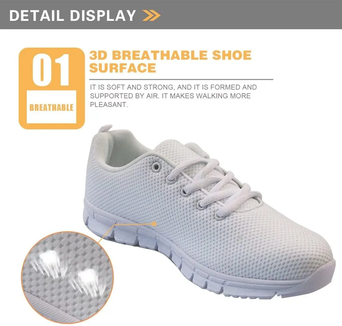 GIFTPUZZ Womens Athletic Walking Sneakers Running Shoes Sports Trainers Low Top Anti-Slip Lace Up Size 5-12