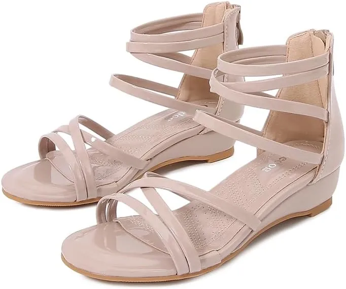 Girls Low Heel Chunky Sandals Wedding Dress Pumps Shoes