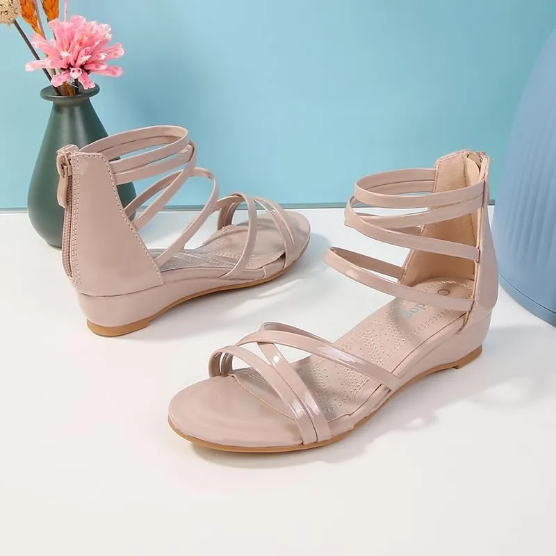Girls Low Heel Chunky Sandals Wedding Dress Pumps Shoes