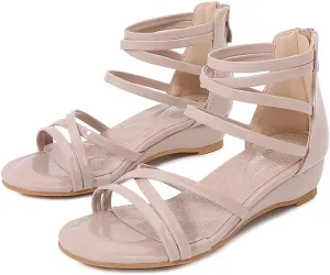 Girls Low Heel Chunky Sandals Wedding Dress Pumps Shoes
