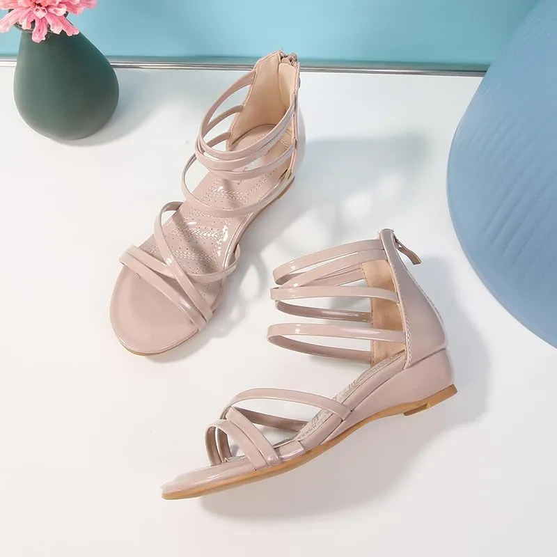 Girls Low Heel Chunky Sandals Wedding Dress Pumps Shoes