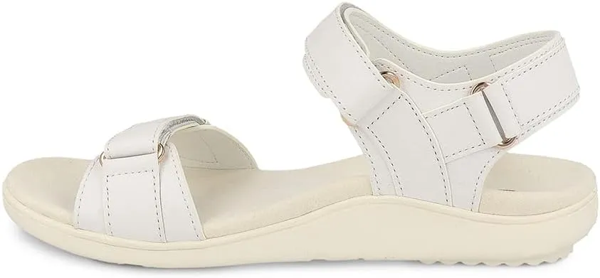 Gravity Defyer Women's GDEFY Hilnor Leather Fashion Slides - VersoShock Proven Performance Orthotic Stress Recovery Outdoor Sandals