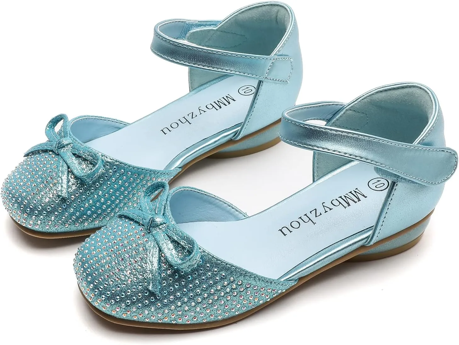 Grils Dress Shoes Glitter Shoes for Toddler Girls Flower Girl Shoes for Wedding Ballet Flats Party School Shoes (Toddler/Little Kid)