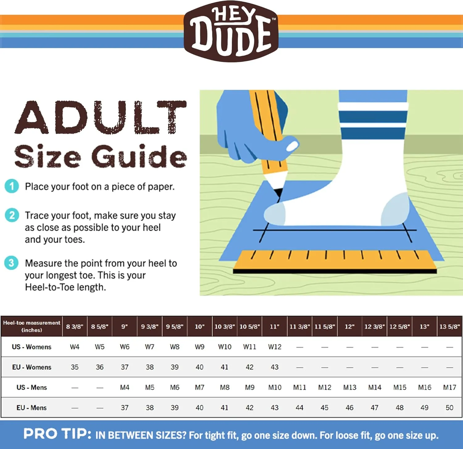 Hey Dude Unisex Adult Wally Stitch