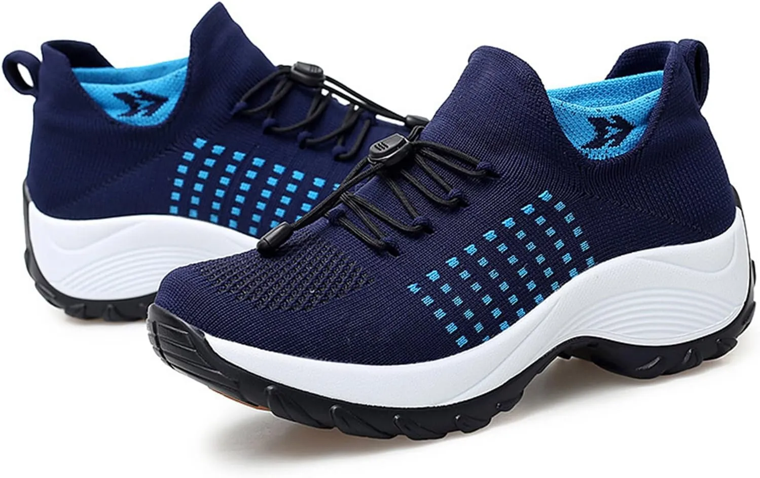 HINDOLA Women's Orthopedic Sock Sneakers Breathable Mesh Nursing Work Comfortable Casual Air Cushion Athletic Running Jogging Shoes