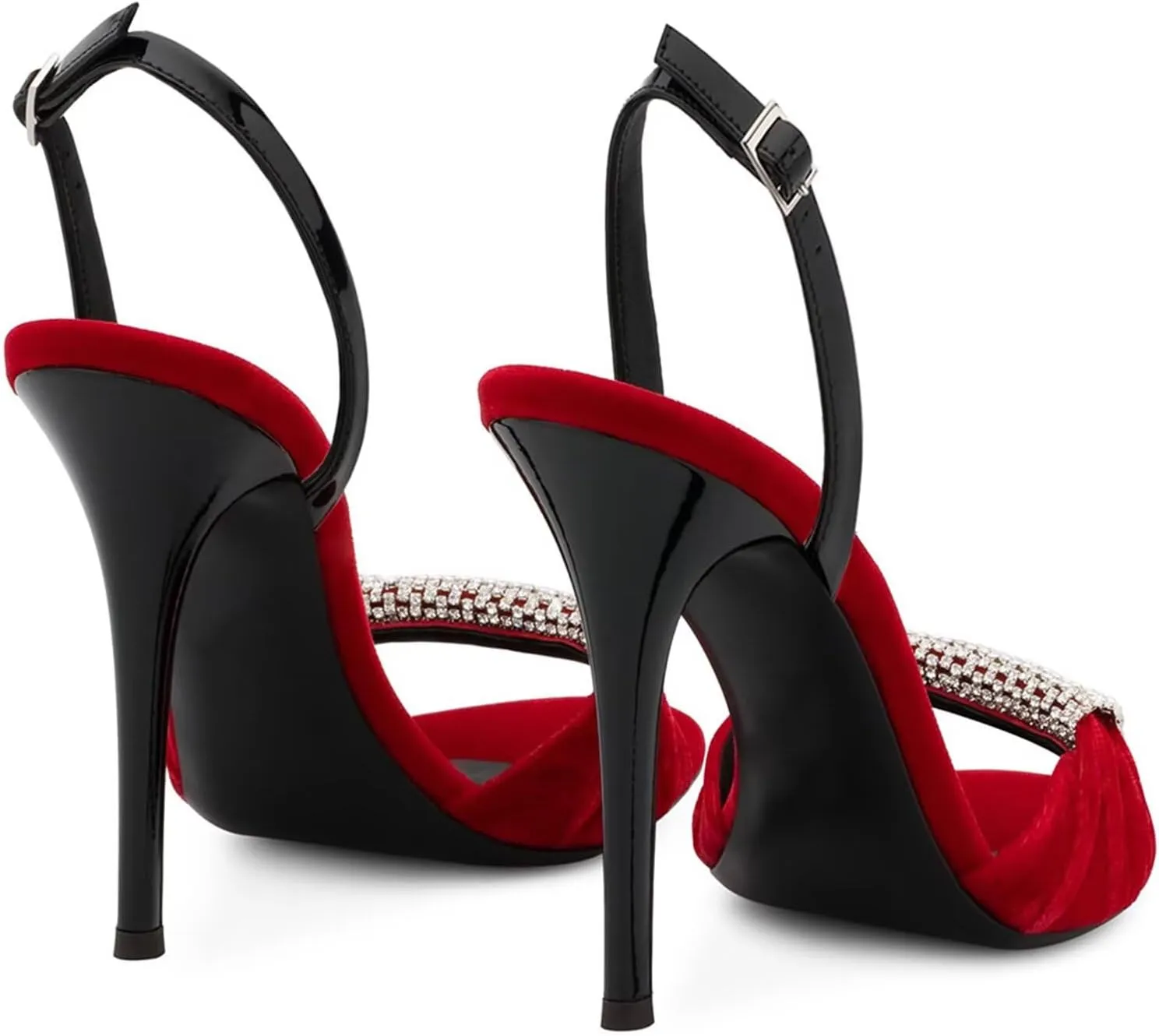 HNVAVQ Women’s Stiletto Sandals Open Toe Ankle Strap Heels Sexy Comfort Strappy Dress Shoes Wedding Bridal Sandals