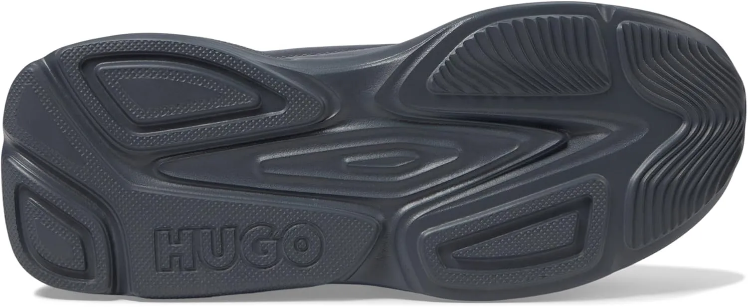 HUGO Men's Running Style Sneakers with Thick Rubber Sole
