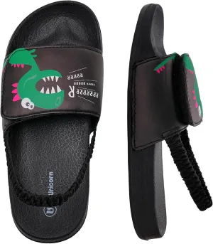 IceUnicorn Kids Girls Slide Sandals Toddler Slippers Boys Non-slip Summer Casual Beach Water Shoes for Indoor & Outdoor
