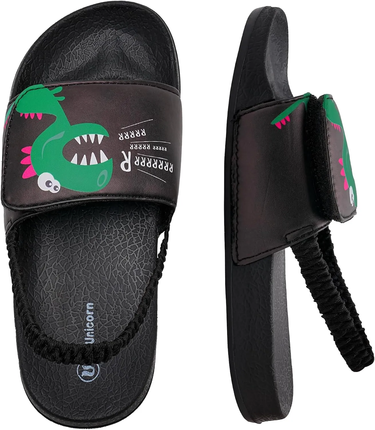IceUnicorn Kids Girls Slide Sandals Toddler Slippers Boys Non-slip Summer Casual Beach Water Shoes for Indoor & Outdoor