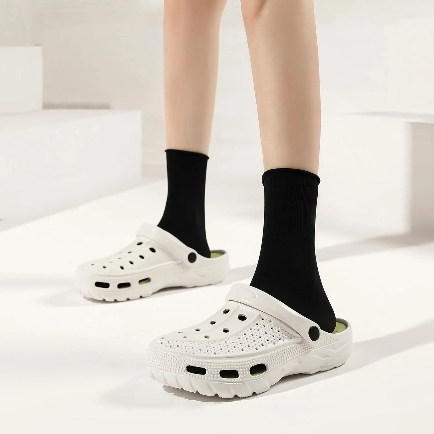 INMINPIN Women Men Orthopedic Clogs Arch Support Garden Shoes Sandals Slippers with Plantar Fasciitis Insoles